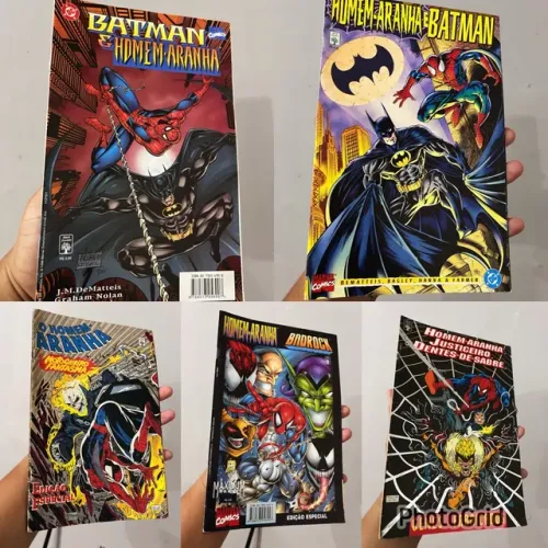 Homem aranha da década de 90 5 edições especiais 