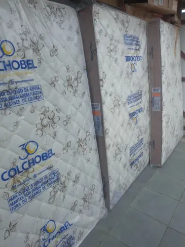 Colchão CASAL E SOLTEIRO- Novo - Colchobel