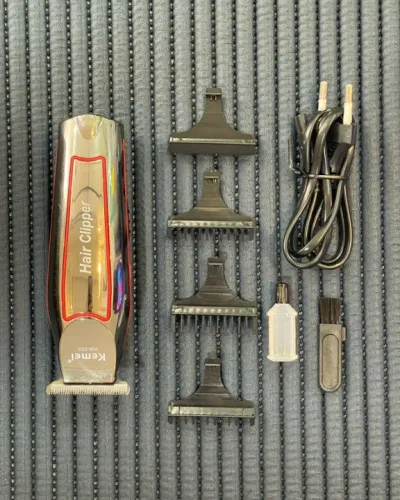 Máquina de acabamento barba e cabelo kemei