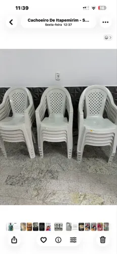 Vende se cadeiras muito novas