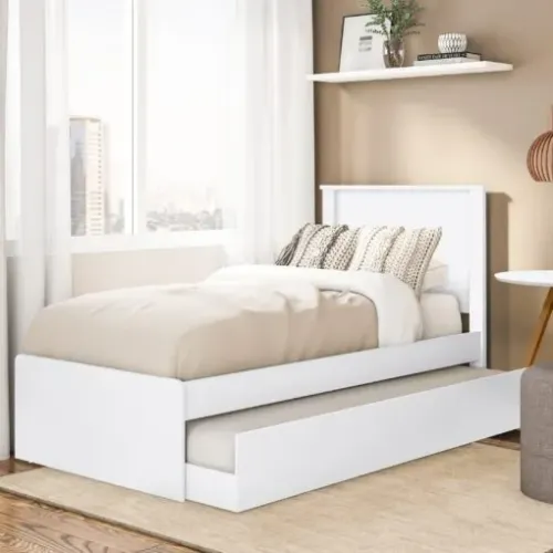 Cama Solteiro + Auxiliar Barcelona. Pronta Entrega. 2111