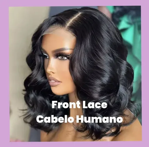 Front Lace Cabelo Humano Nova