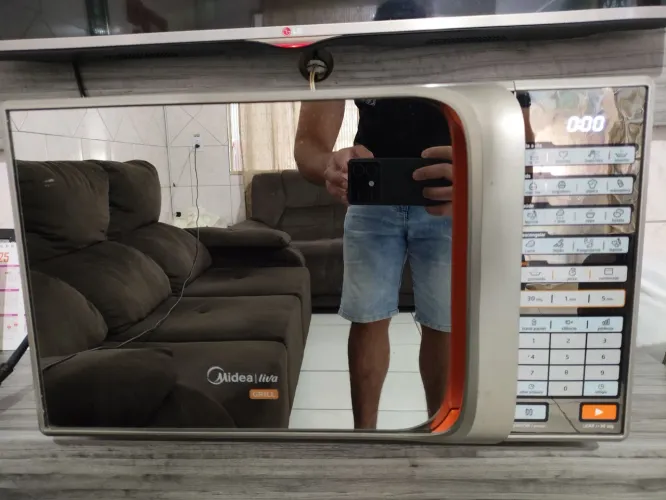 Microondas Midea Espelhado,30 lts, entrego e dou garantia 