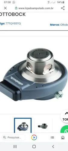 Kit prótese mecânica acima do joelho 