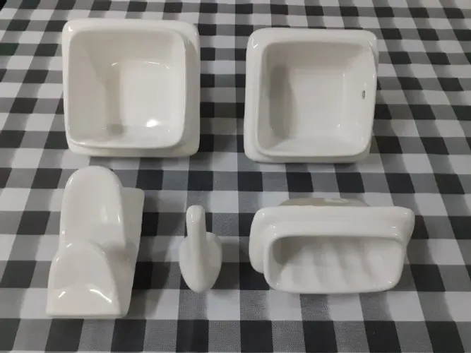 Conjunto para banheiro retrô
