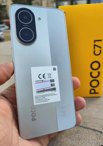 Smartphone Xiaomi POCO C71 64GB -- Dourado -- Lacrado Original com Garantia