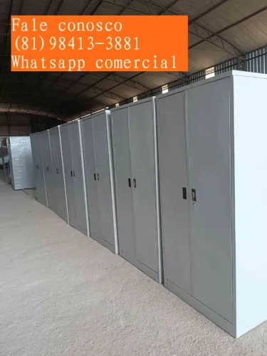 Armário de aço multiuso para Comércio e escritório 2 Portas em até 5x sem juros