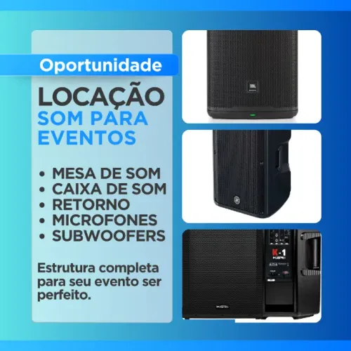 Som para Festas, Casamentos, Cultos e Mais - Aluguel em BH