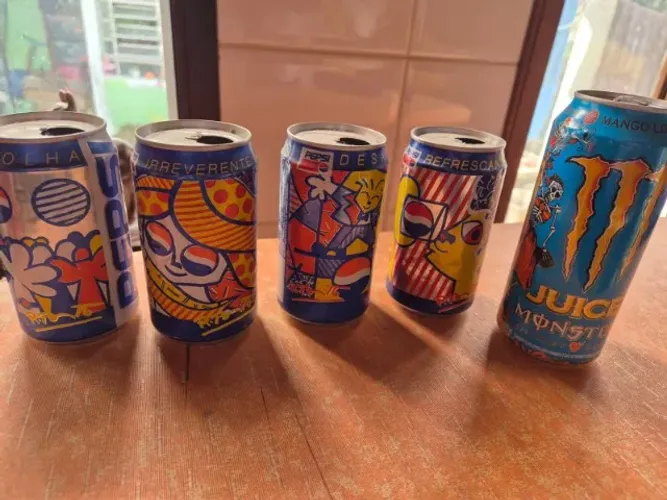Pepsi Latinha antigas anos 90 Pepsi Desafio