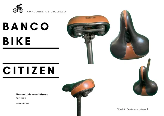 Banco de Selim Citizen para Bicicleta - Semi-Novo