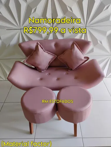 Sofá namoradeira no factor