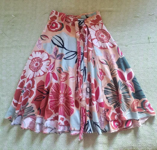 Saia floral midi