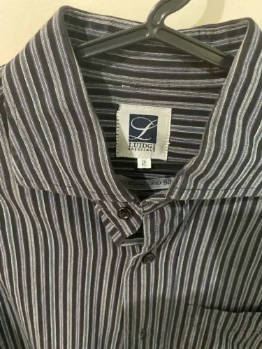 Camisa Social Listrada Luigi Spec, Tamanho 2