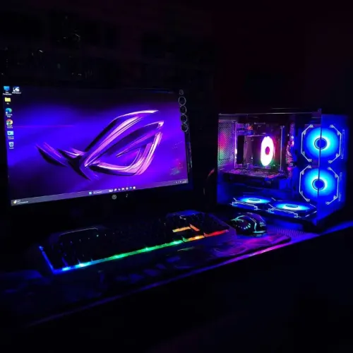PC GAMER COMPLETO I5 + MONITOR 24 + TECLADO E MOUSE