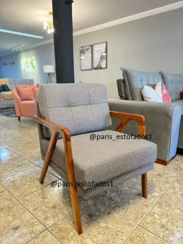 Poltrona Oprah no linho