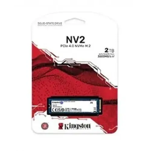 SD M.2 KINGSTON NV2 2TB, M.2 2280 PCIE, NVME, LEITURA: 3500 MB/S E GRAVAÇÃO: 2800 MB/S - S