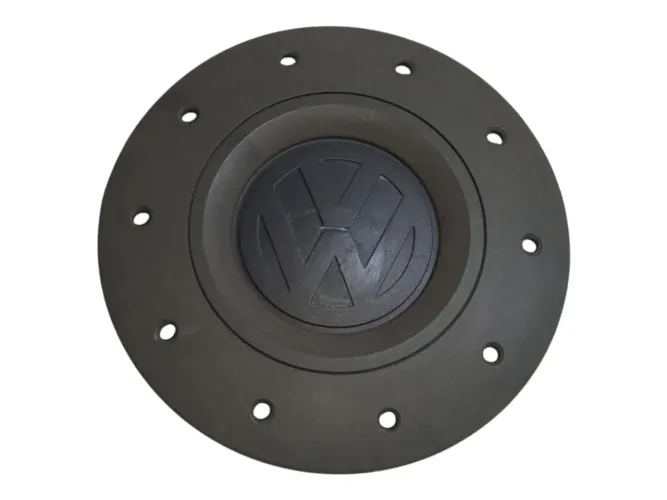 Calota Miolo Roda Ferro Volkswagen Amarok 2010 A 2018 Preto