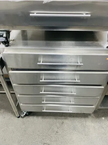 Gaveteiro inox 05 gavetas 80x50x90