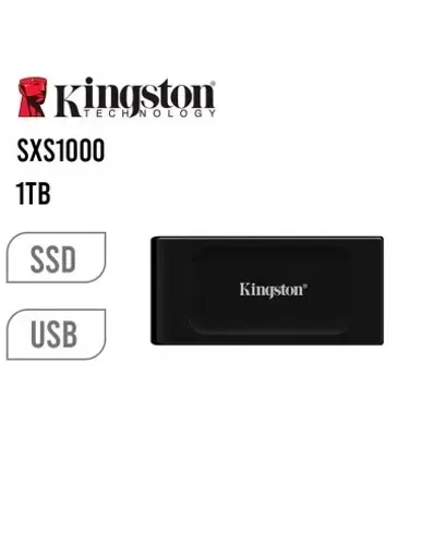 SSD Externo Portátil Kingston SXS1000/1000G 1TB 3.2 Gen 2X2 - (Preto)