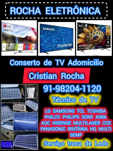 CONSERTO DE TVS A DOMICÍLIO 