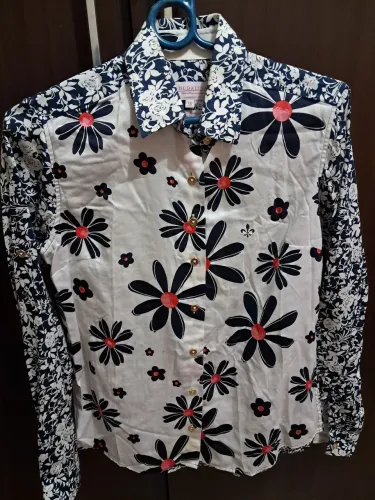 Camisa estampada floral Dudalina