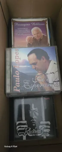 Lote de CDs Cid Moreira, católico e Rap