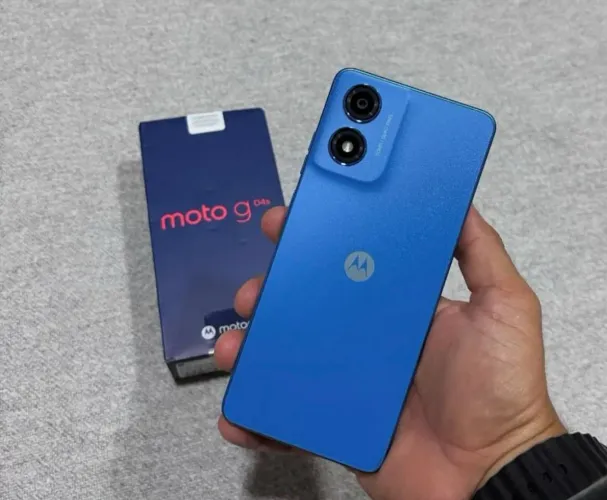 Celular Novo - Moto G04S - 4G - 256Gb/4Ram - Azul ** Global**