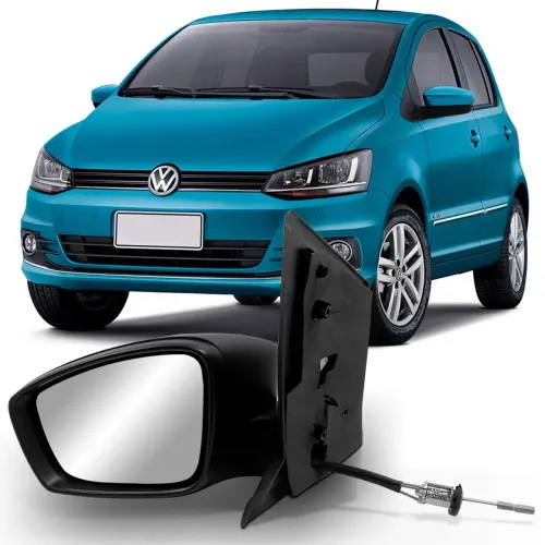 Retrovisor Vw Fox 15/22 lado esquerdo Manual . Metagal 