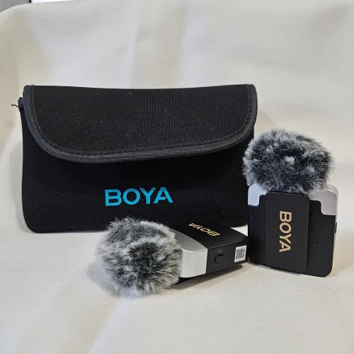 Microfone Lapela Sem Fio Tipo-C Boya BY-M1V4