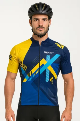 Camiseta De Ciclismo Be Fast Smart Amarela PROMOÇÃO
