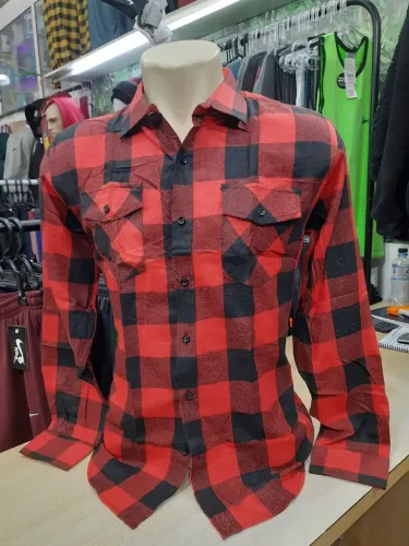 Camisa xadrez de flanela 