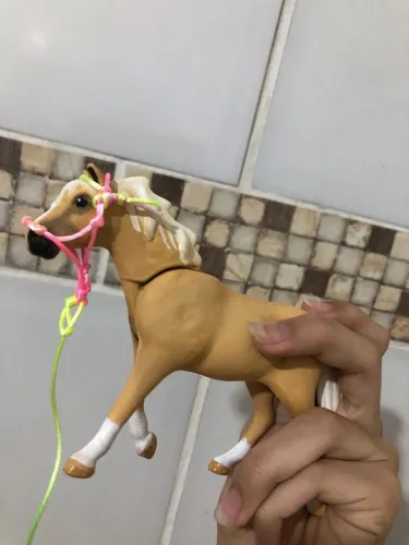 Cavalo de brinquedo customizado.