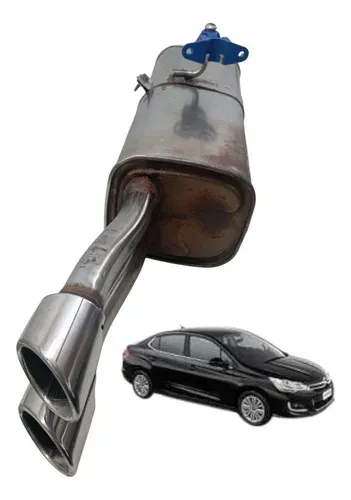 Escapamento Silencioso Citroen C4 Lounge 2014 2015 2016