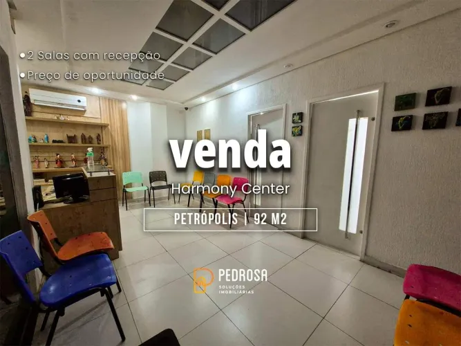 Sala à venda com 92,21 m2 - - no bairro de Petrópolis/Natal - 2 vagas