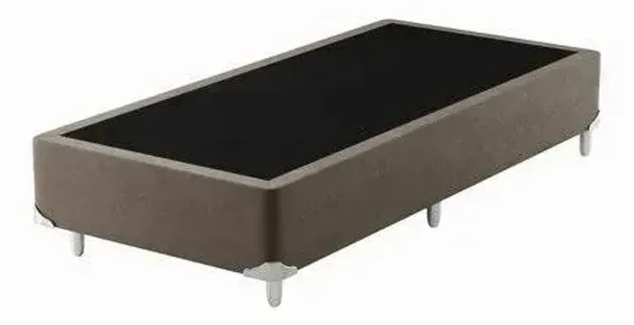 Base Box Solteiro Convencional Bege