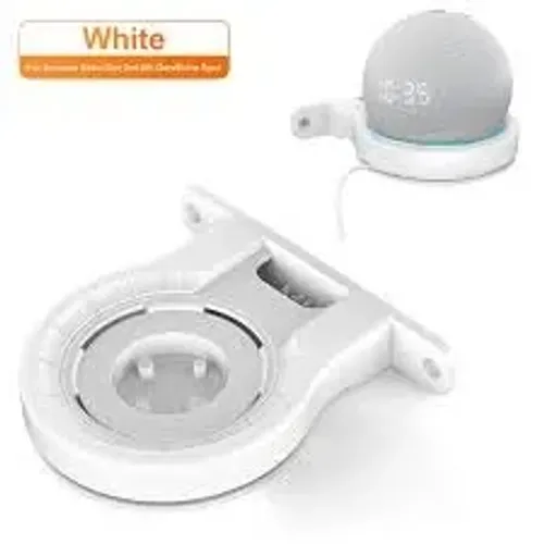Suporte Echo Dot-Wall Mount Holder Alexa, Cord Management Stand, Echo Dot 4, 5