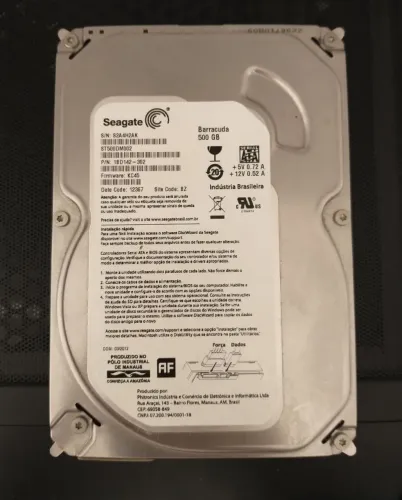 HD Seagate Barracuda 500 GB