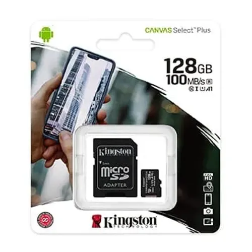 Cartao de Memoria 128gb Classe 10 Sd Kingston Canvas Select Plus Uhs-i *ENTREGA GRÁTIS*