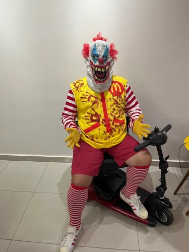 FANTASIA PALHAÇO Adulto G GG EGG