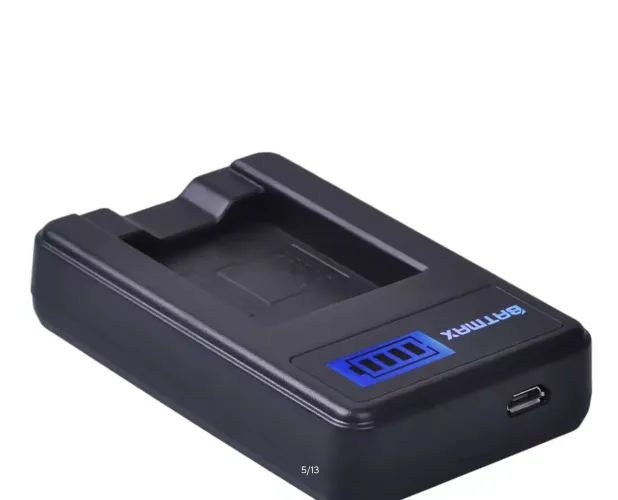 Carregador Digital Bateria Li-42B EL10 Arctis Fujifilm Np45 Casio NP80 NP82 Pc14R K7006