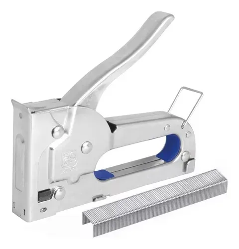 Grampeador Tapeceiro Manual 4 A 8mm