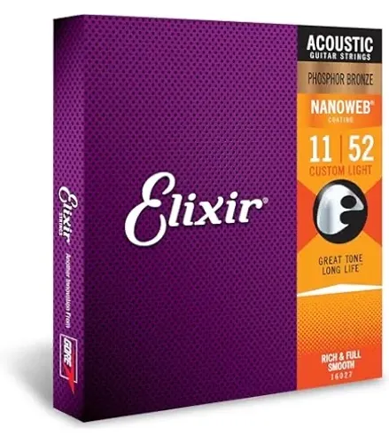 Encordoamento Elixir 0.011 Fósforo bronze 