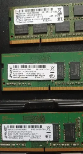 Memoria Kingston Ddr3 4gb Notebook Kvr16ls11/4 1600mhz e Memórias RAM Smart de alta perfor