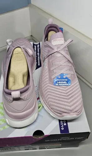 Tênis Skechers Glider Step Sport Rosa - New Hype - Tamanho 37