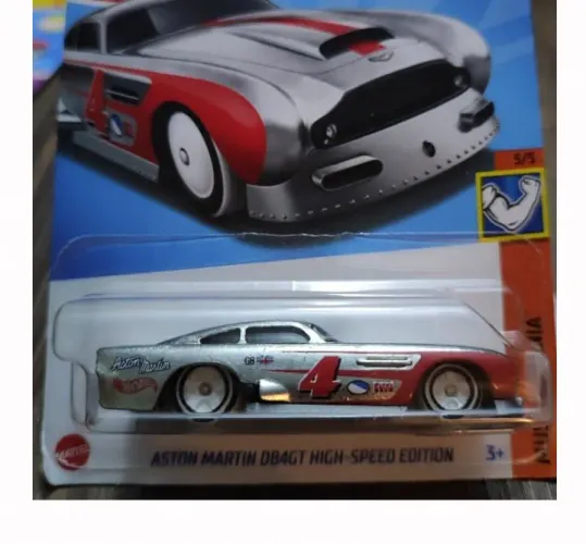 Aston Martin DB4GT High Speed Hot Wheels - Prata