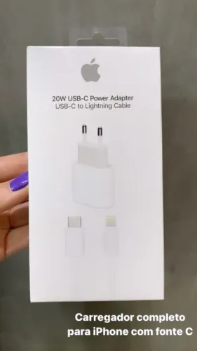 Carregador de iPhone completo Tipo-C 20w Turbo Super Rápido - Entrega Gratis 24hrs