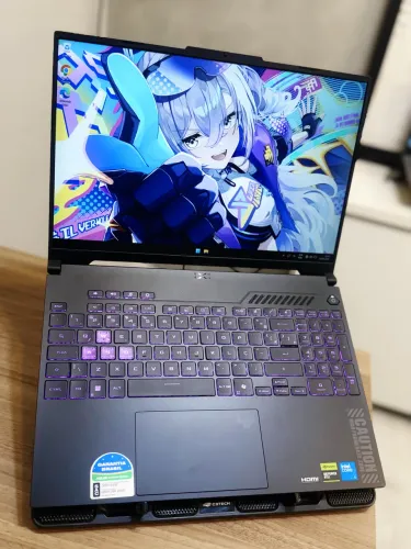 NOTEBOOK ASUS F16 / RTX 3050 / ACEITO TROCAS