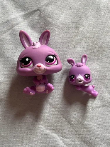 Littlest Pet Shop Coelha Mamãe e Bebê 