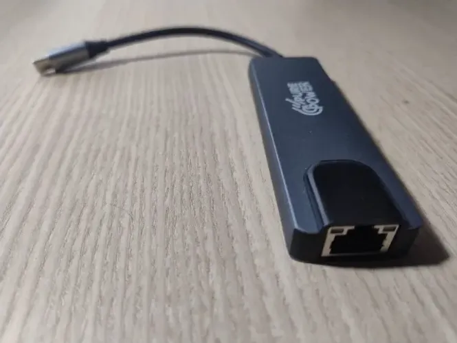 Hub USB-C 5 em 1 | HDMI 4K + USB 3.0 + RJ45 | Completo e Testado