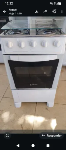 Vende fogão todo revisado e limpinho * 